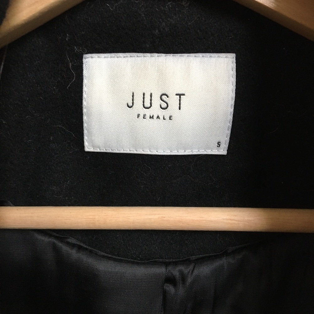 Just Female Black Pea Coat - Picture 4 of 8